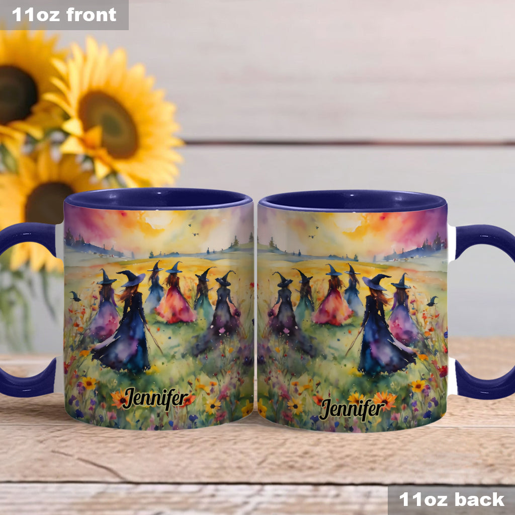 Mug personnalisé « Sorcières à l'aquarelle » - Collection de sorcières