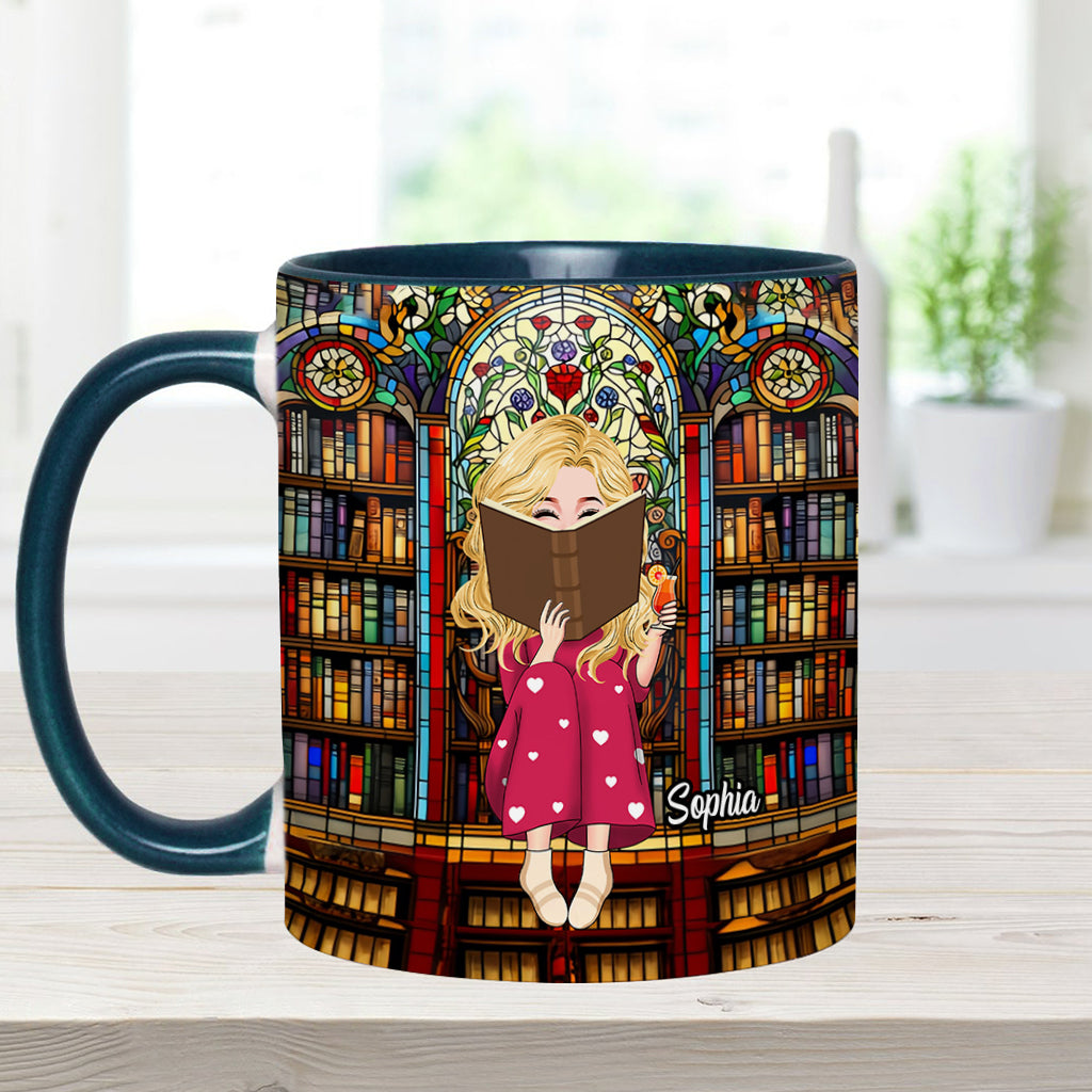 Mug personnalisé « Juste une fille qui aime les livres »