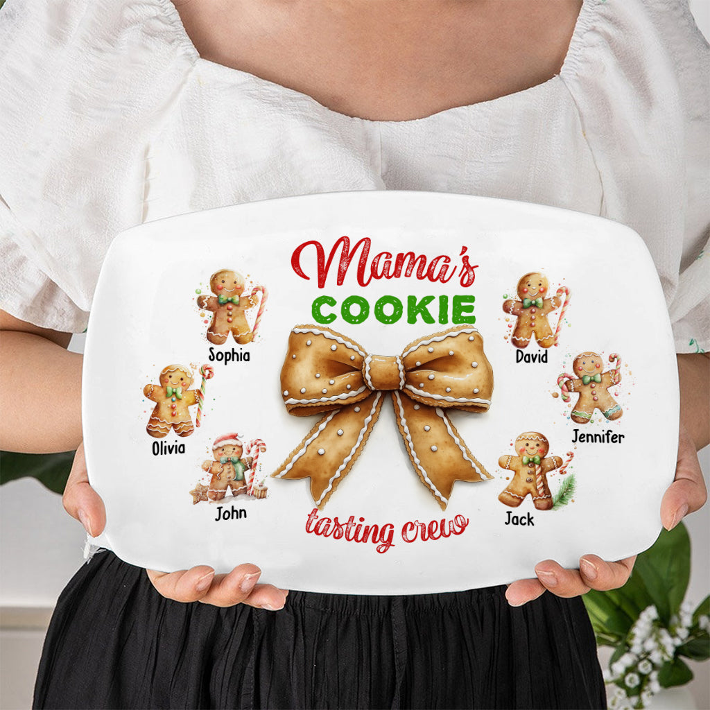 Grandma's Cookie Tasting Crew - Personalized Mother Plate
