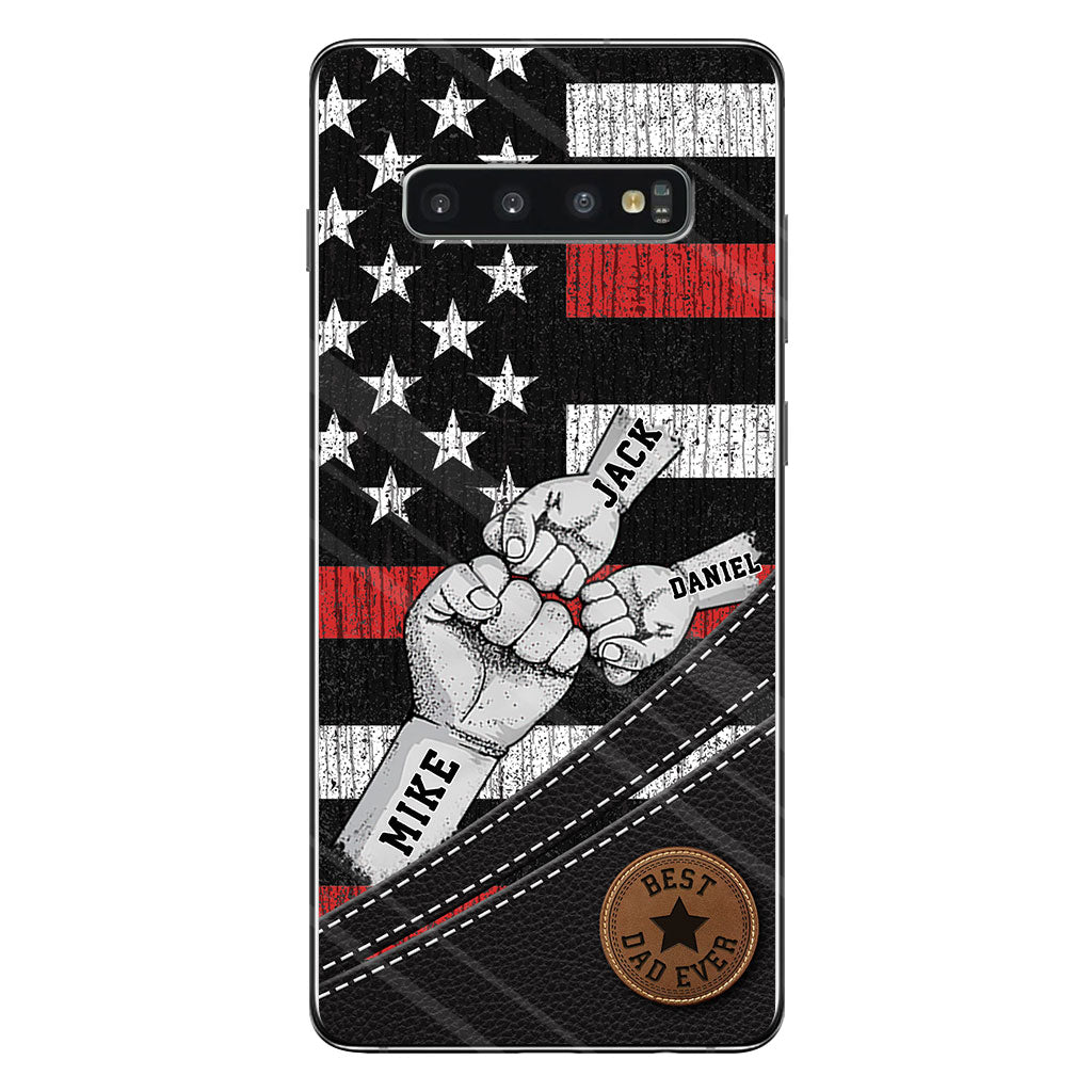 Meute de loups - Coque de téléphone personnalisée pour papa