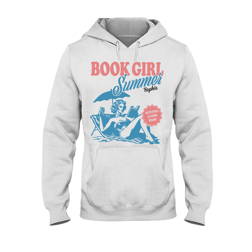 L'été des filles de livres - T-shirt et sweat à capuche personnalisés « Livre »