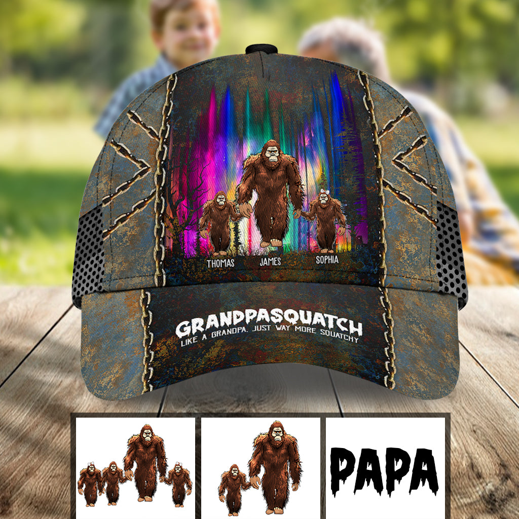 Grandpasquatch - Personalized Grandpa Classic Cap
