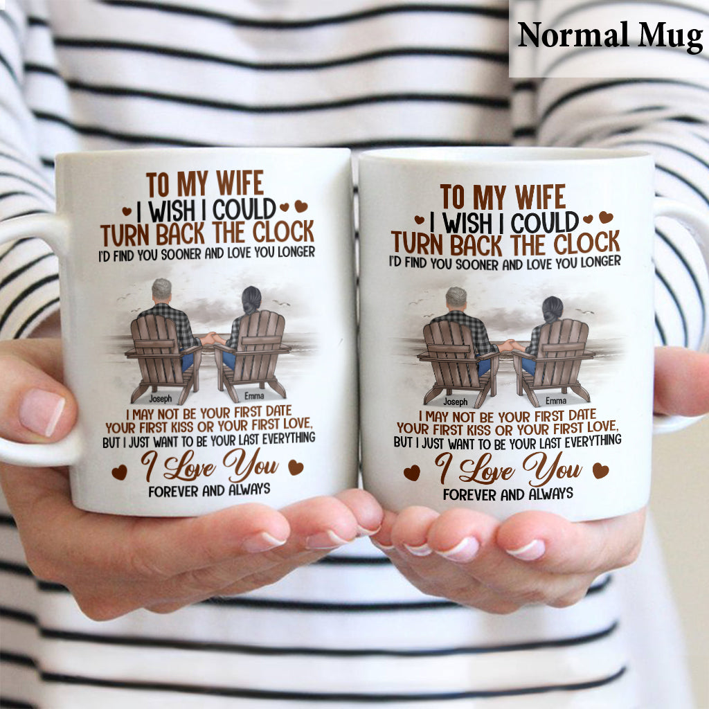 Mug personnalisé pour couple : Si seulement je pouvais remonter le temps !