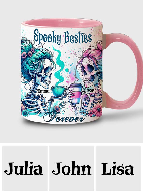 Meilleures amies pour toujours - Mug personnalisé « Spooky Besties Forever »
