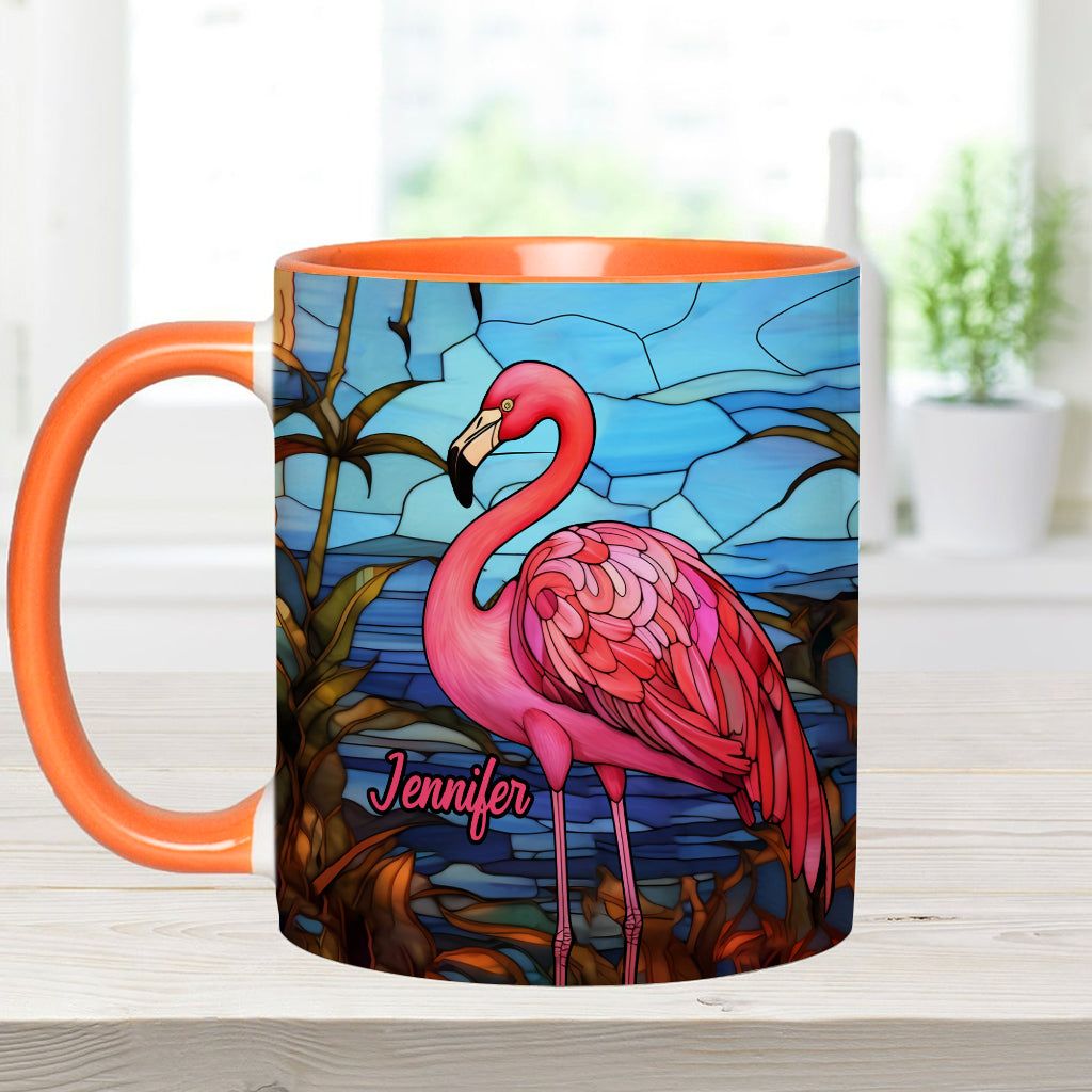 Mug personnalisé « J’adore les flamants roses »