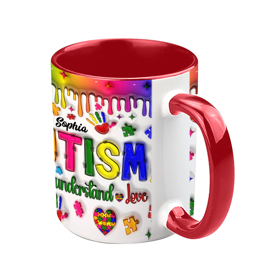 Sensibilisation à l'autisme - Mug personnalisé pour la sensibilisation à l'autisme