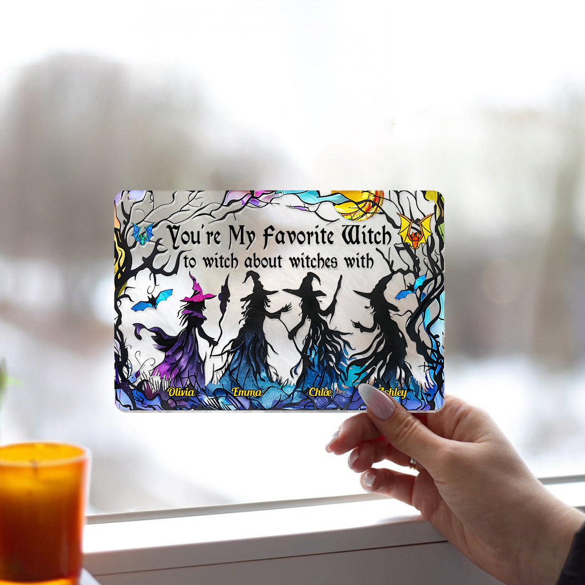 Girls Will Be Girls - Personalized Bestie Window Hanging Suncatcher Ornament