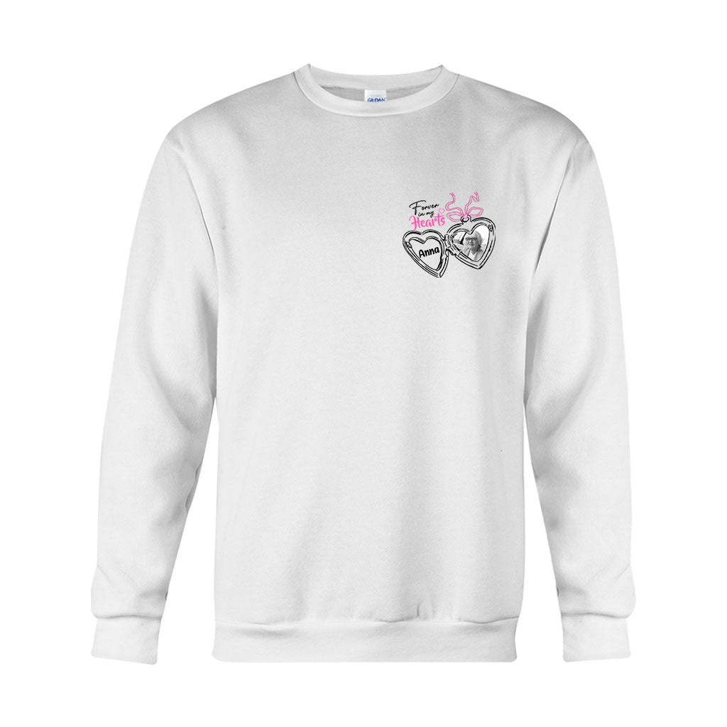 Forever In My Heart - Personalized Memorial T-shirt And Hoodie