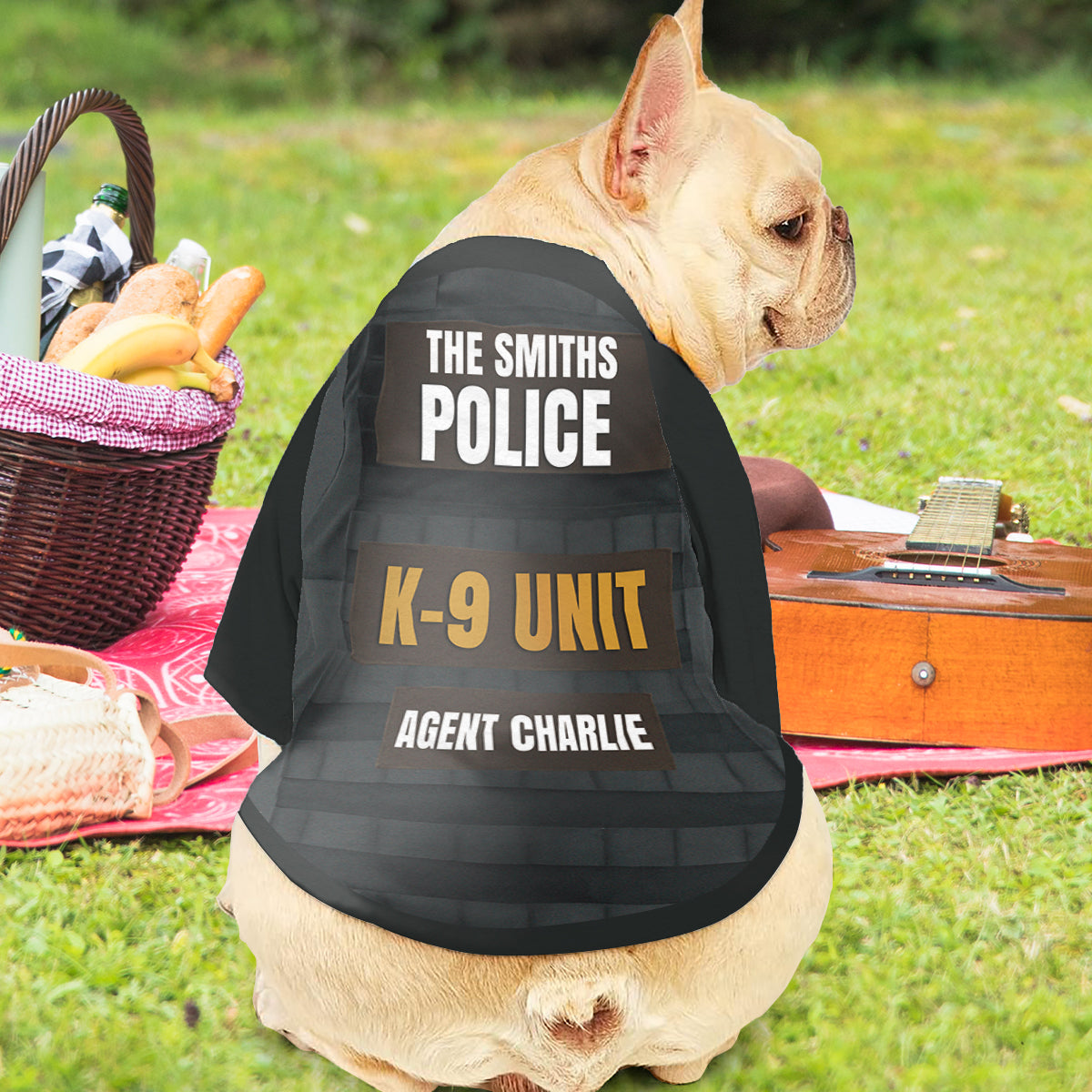 T-shirt personnalisé pour chien de police et prisonnier, unité canine