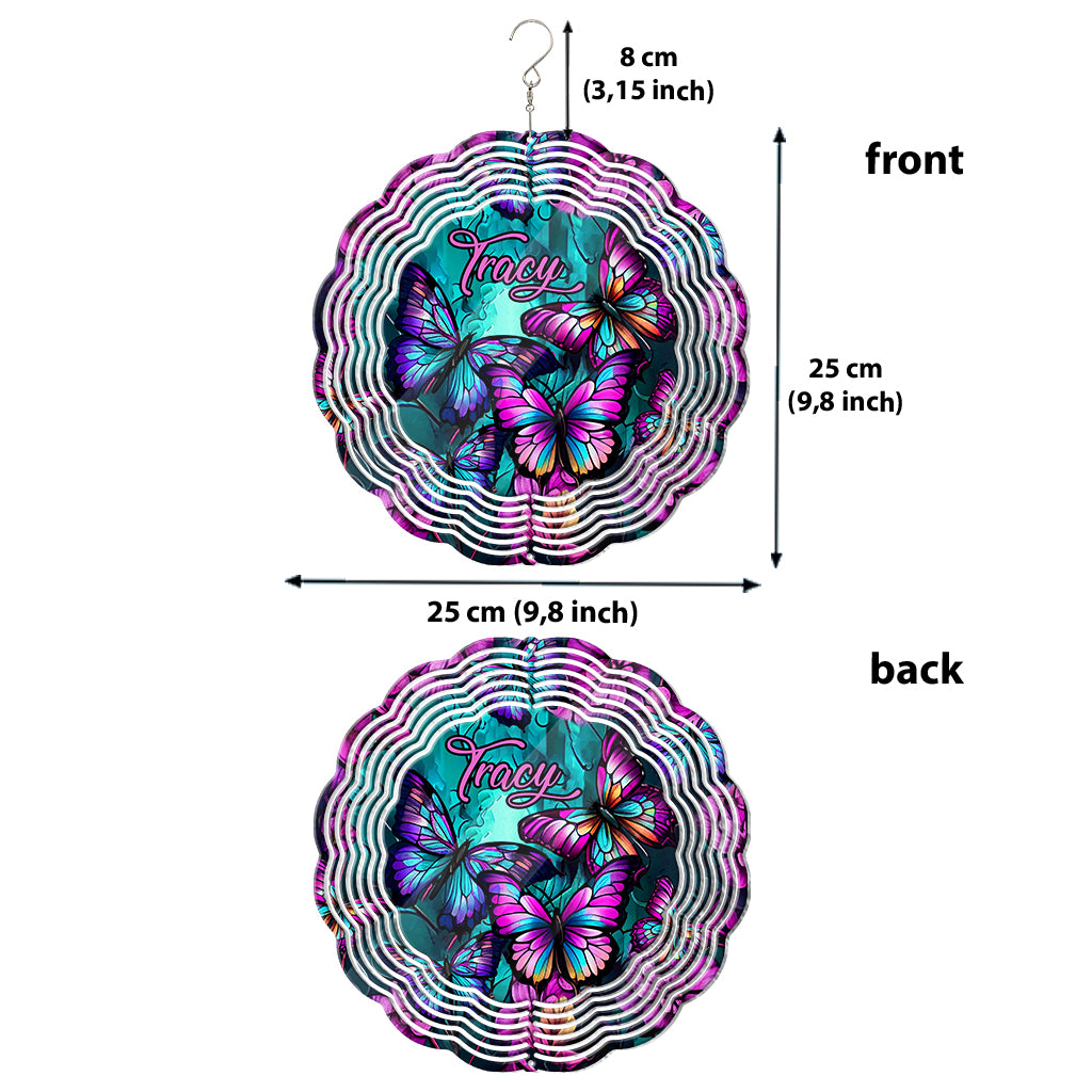 Papillon au vent - Girouette papillon personnalisée