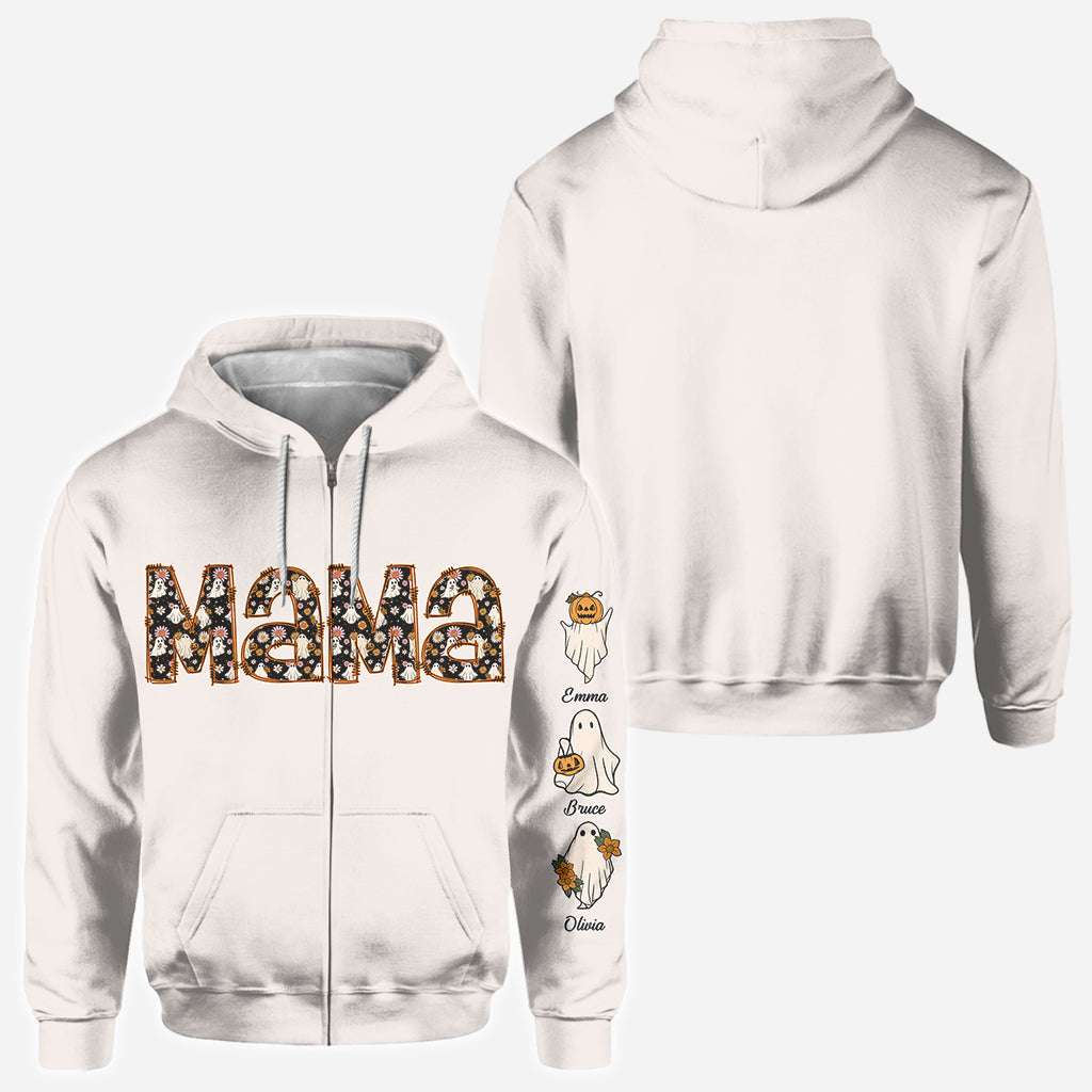 T-shirt personnalisé « Maman Grand-mère Effrayante »