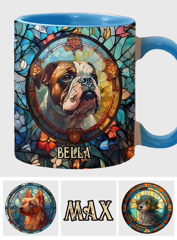 Love My Dog - Personalized Dog Accent Mug