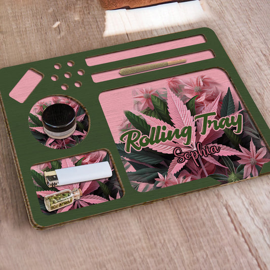 Pink 420 - Personalized Weed 2 Layered Wood Sign / Wood Plaque