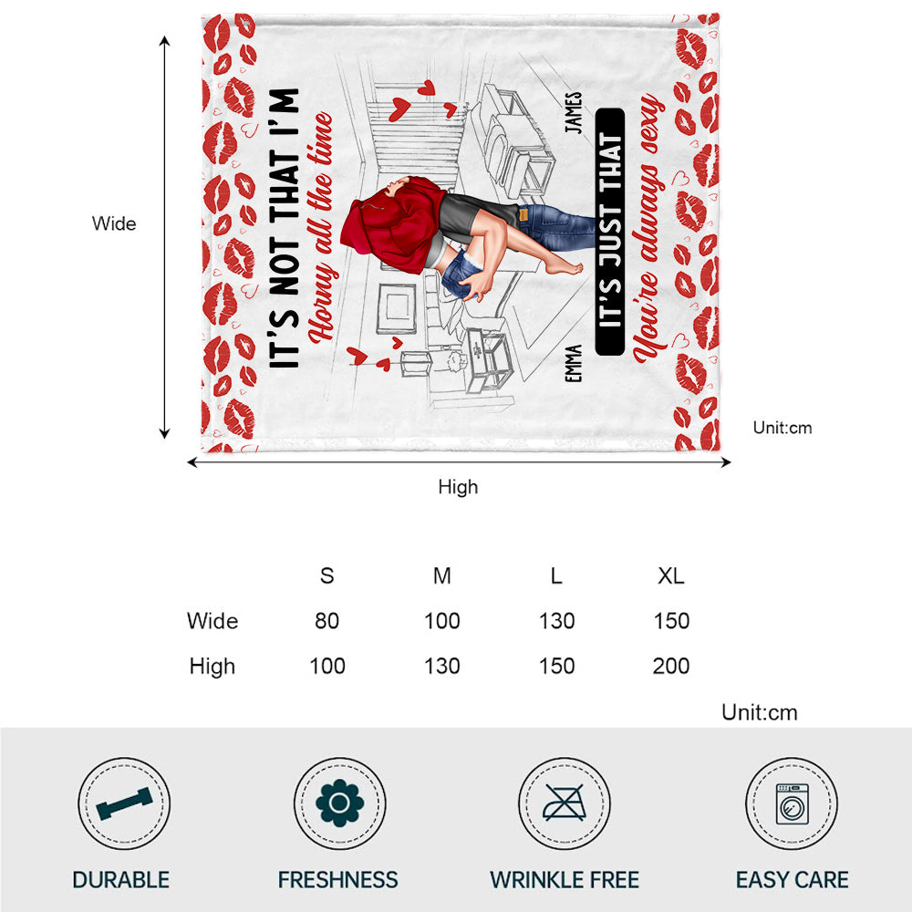 Ce n'est pas que je sois tout le temps en manque - Couverture personnalisée pour couple