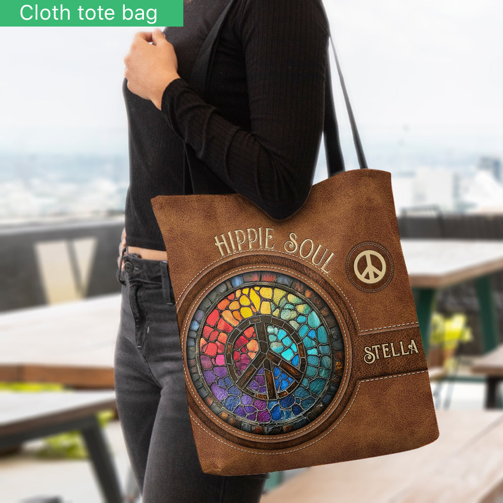 Sac fourre-tout hippie personnalisé Hippie Soul