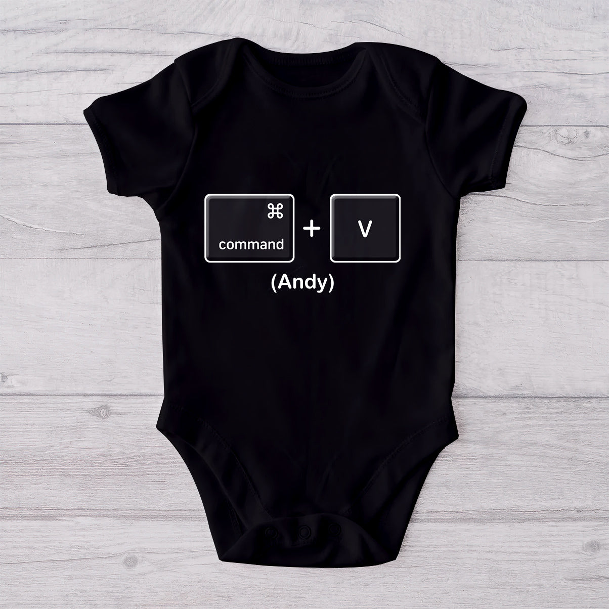 T-shirt et body personnalisés « Tel père, tel fils, telle fille » (humour) - Papa et bébé