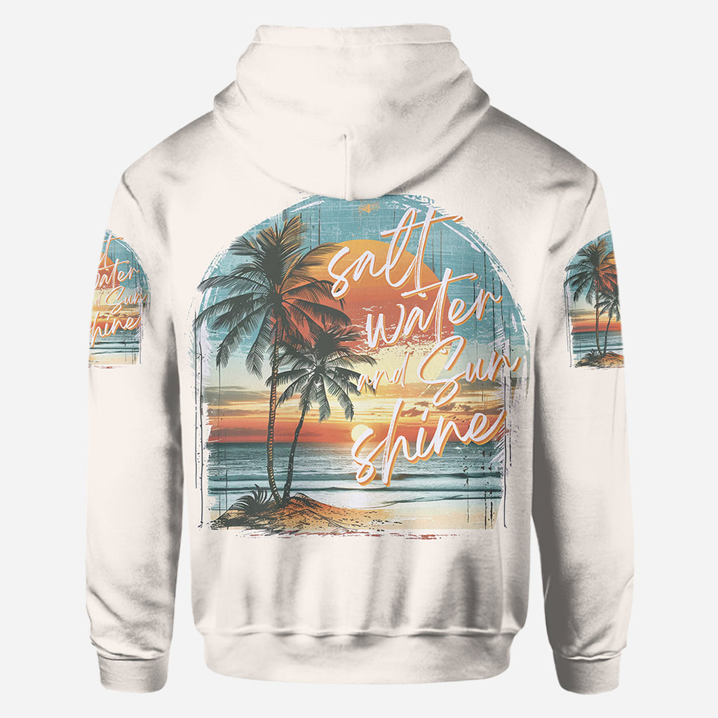T-shirt personnalisé « Salt Water Sunshine » pour amoureux de la mer