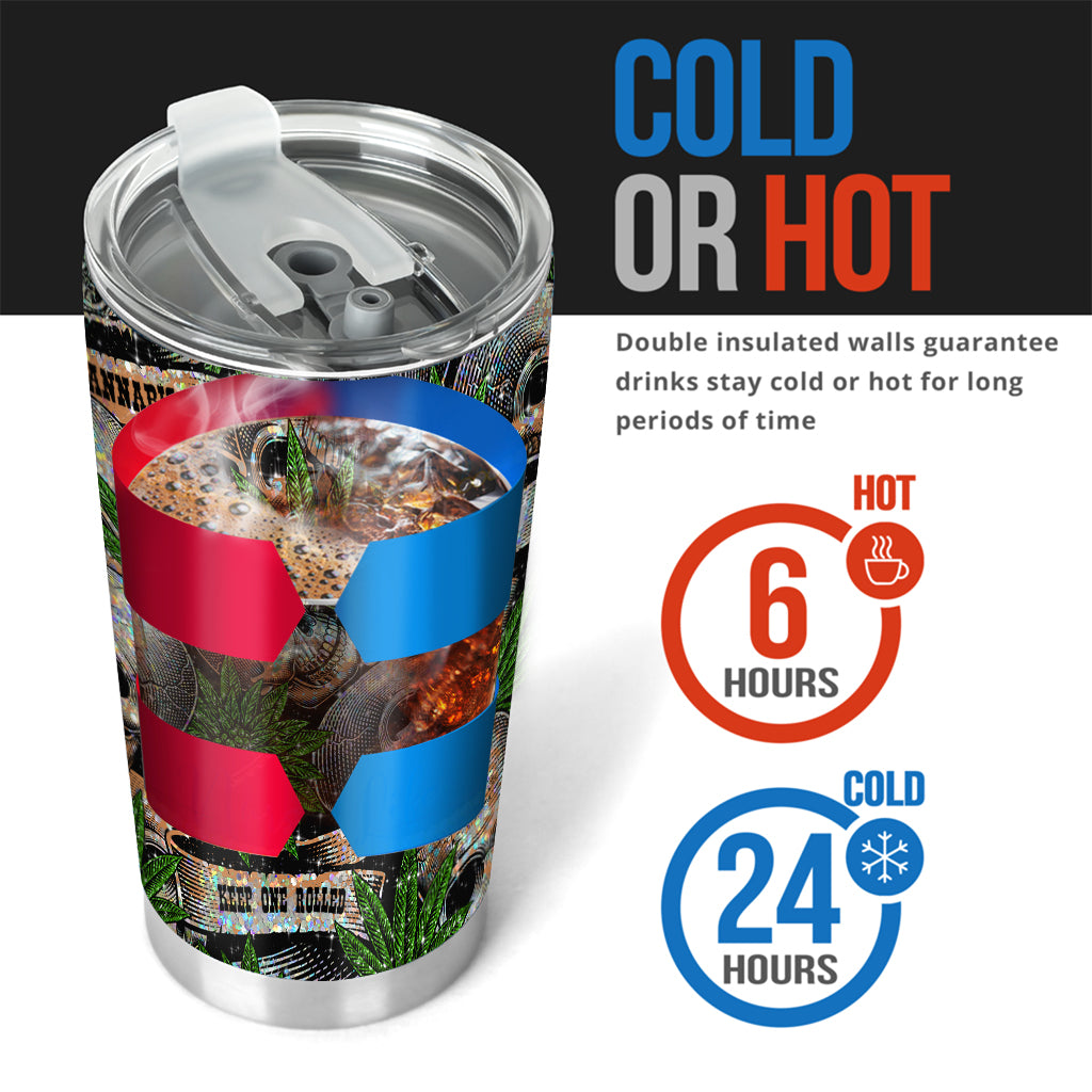 Gobelet à cannabis Bling Bling Skull Cannabis - Gobelet à cannabis personnalisé