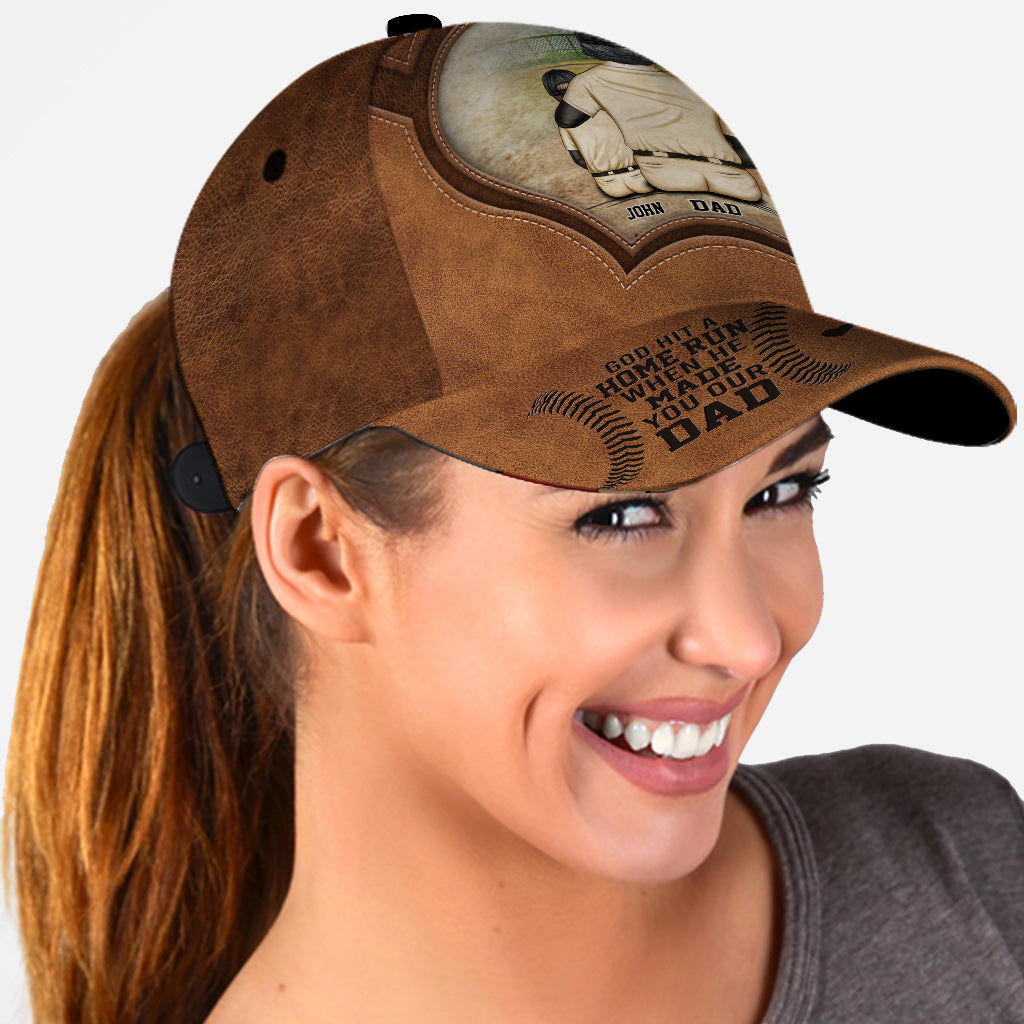 Papa de joueur de baseball - Casquette de baseball classique personnalisée