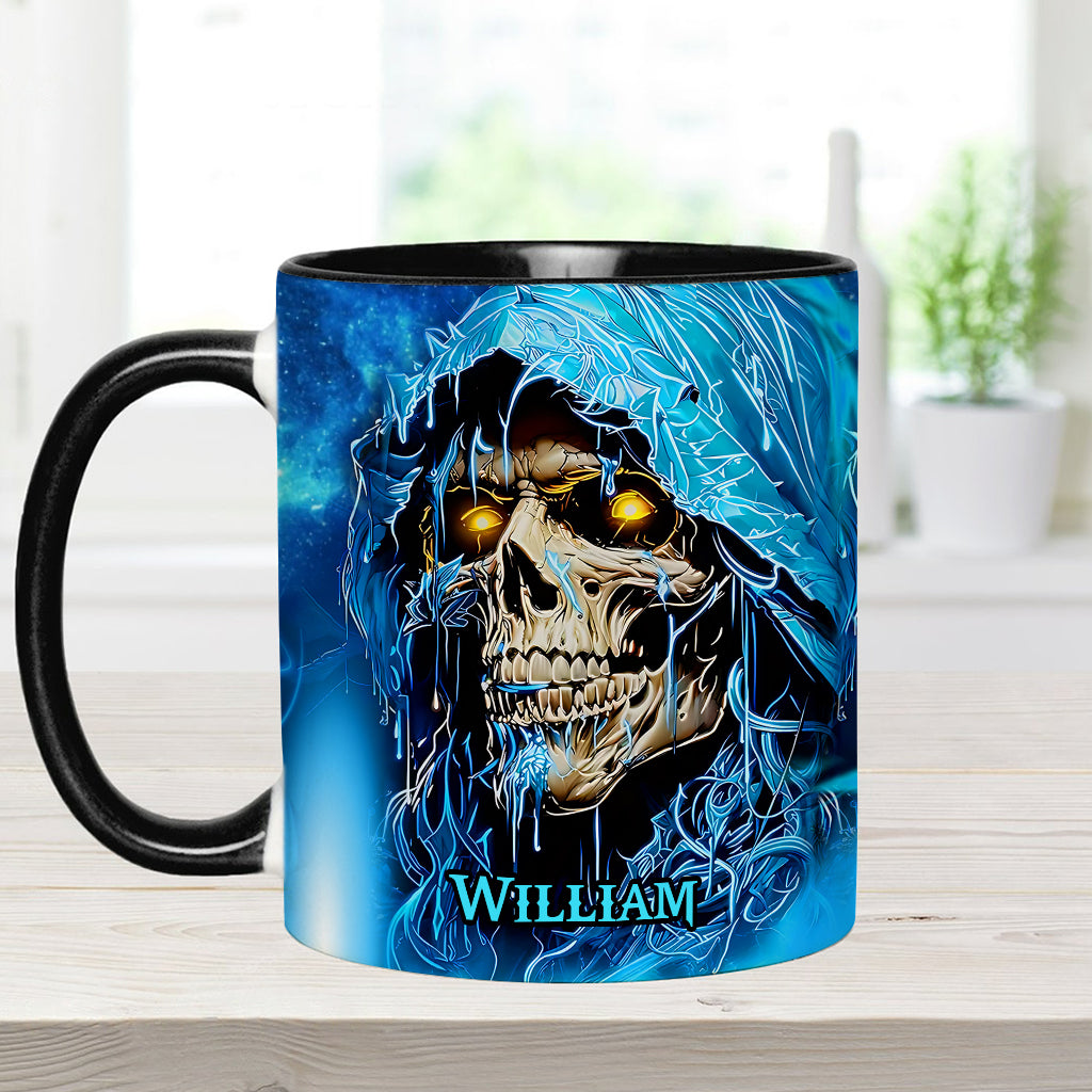 Mug personnalisé à motif crâne cool