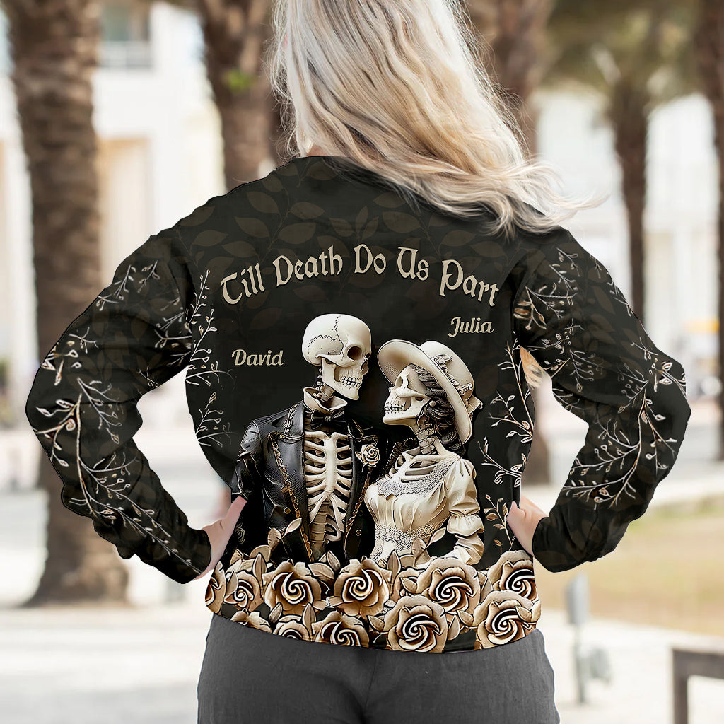 Jusqu'à ce que la mort nous sépare - T-shirt personnalisé pour couple