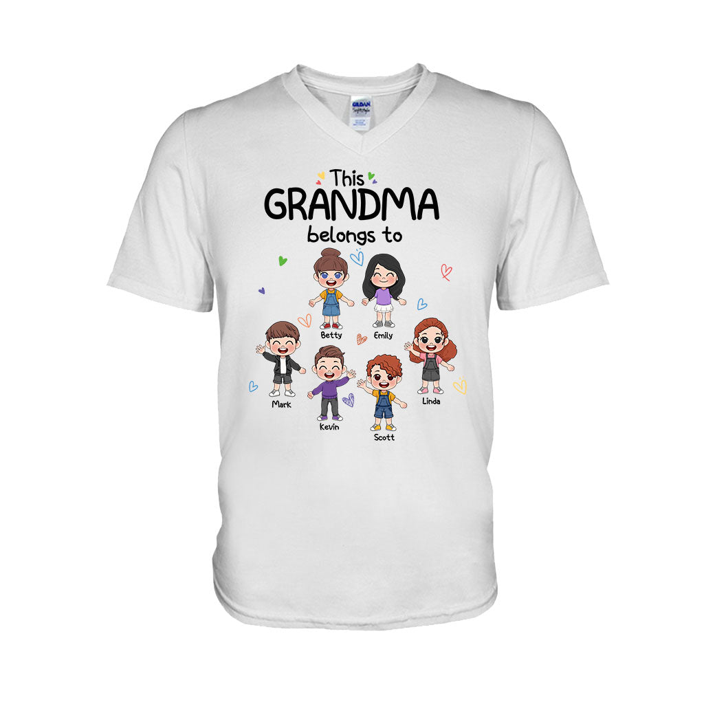 This Grandma Belongs To - Personalized Grandma T-shirt And Hoodie