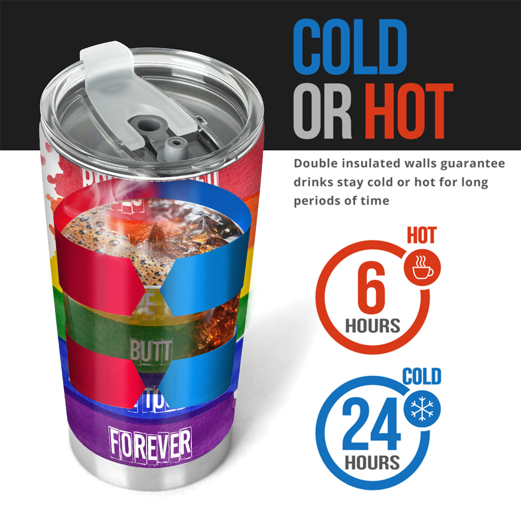 J'aime tes fesses - Gobelet personnalisé de soutien LGBT