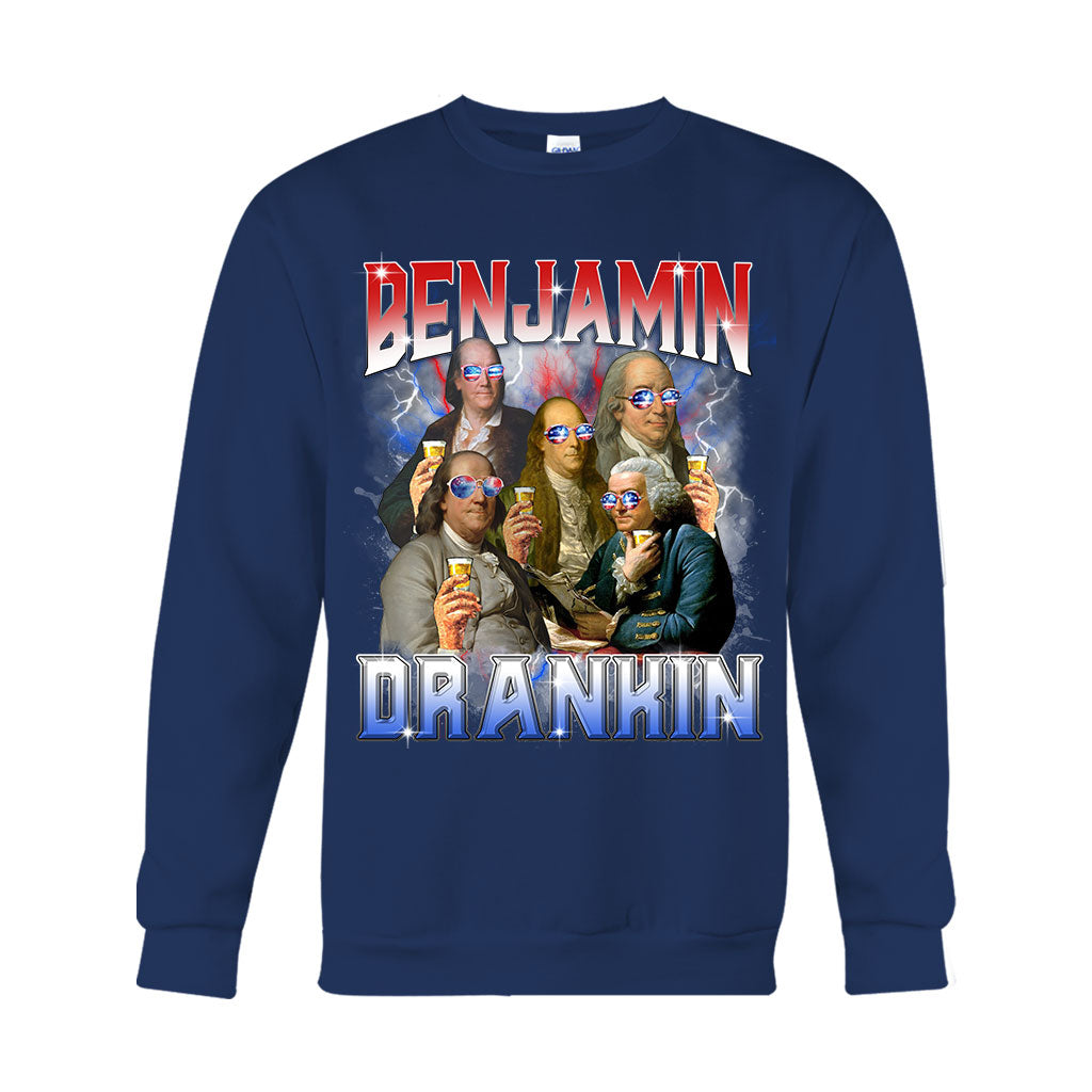 Benjamin Drankin Bootleg Rap Vintage Style - T-shirt et sweat à capuche Patriot