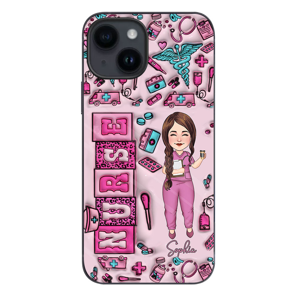 Nurse Life - Personalized Nurse Clear Phone Case