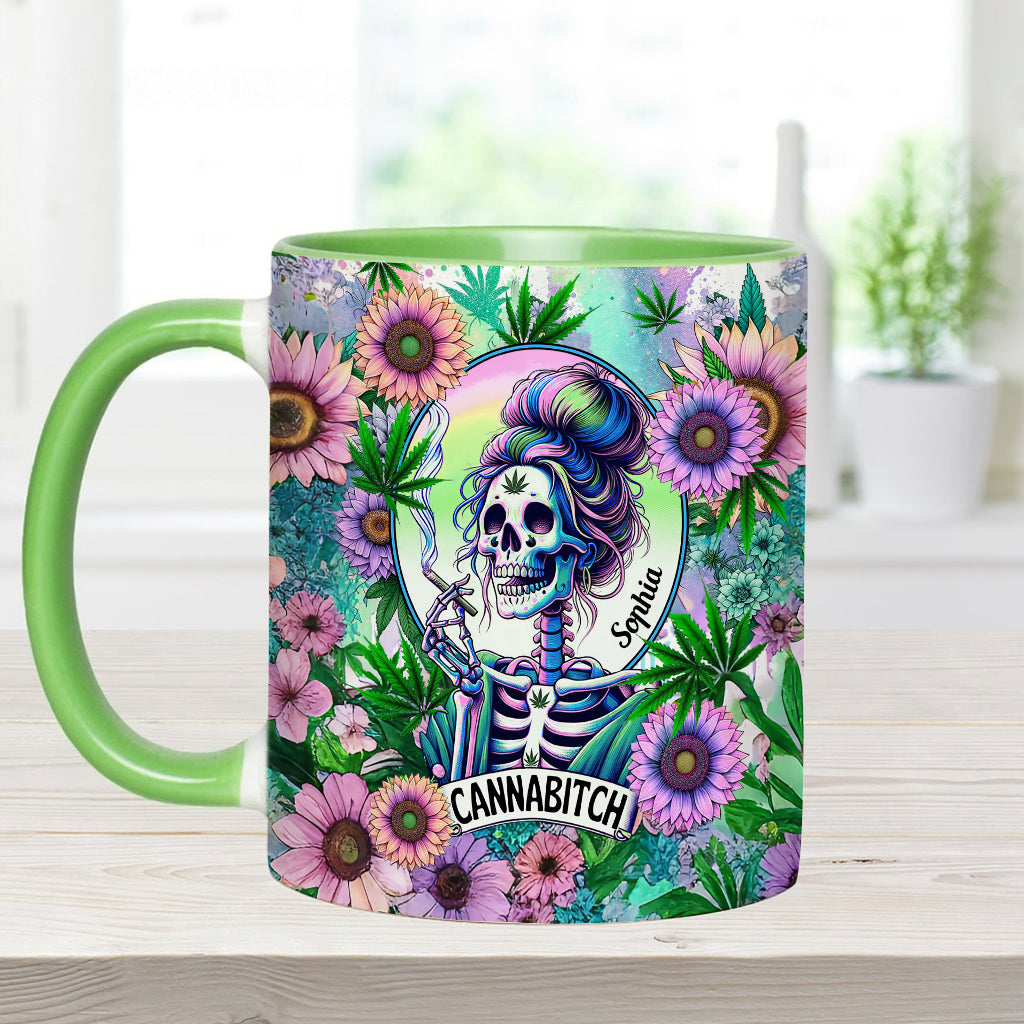 Mug personnalisé Cannabitch - Thème cannabis