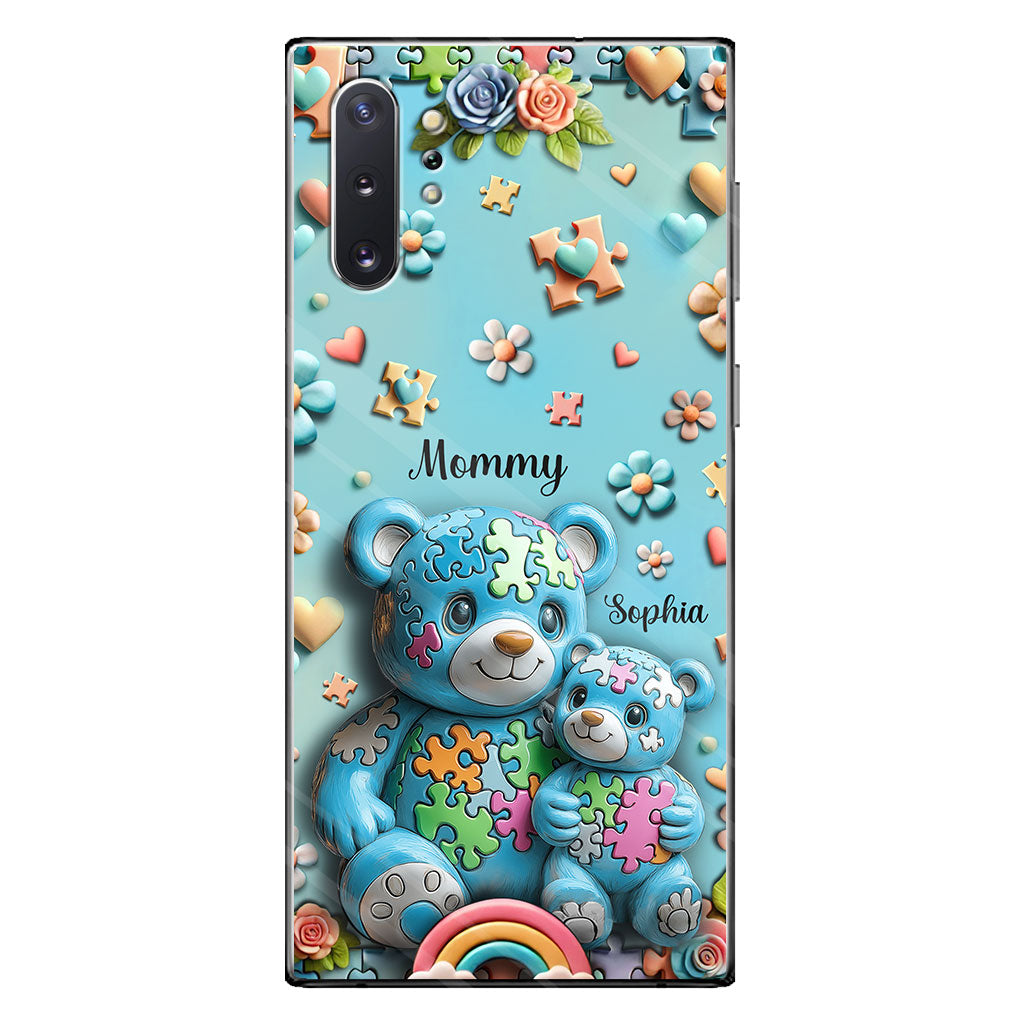Mama Bear - Personalized Autism Awareness Phone Case