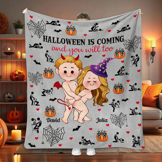 Halloween approche - Couverture personnalisée pour couple