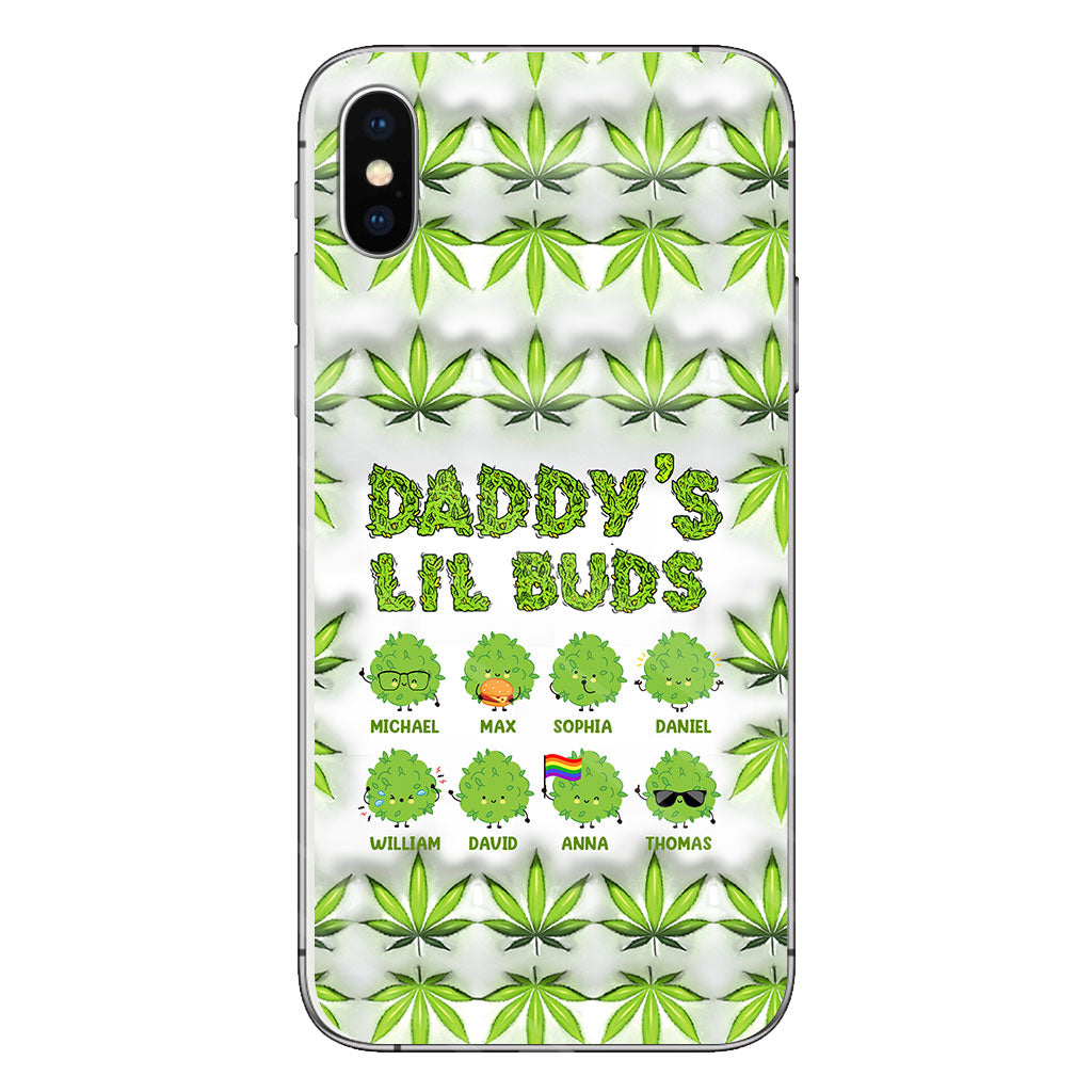 Le papa le plus cool du monde - Coque de téléphone transparente personnalisée pour papa