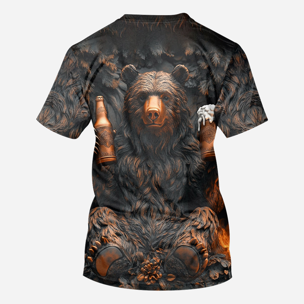 Je déteste les gens - T-shirt de camping personnalisé