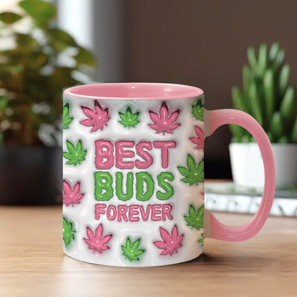 Meilleurs potes pour toujours - Mug personnalisé avec motif cannabis