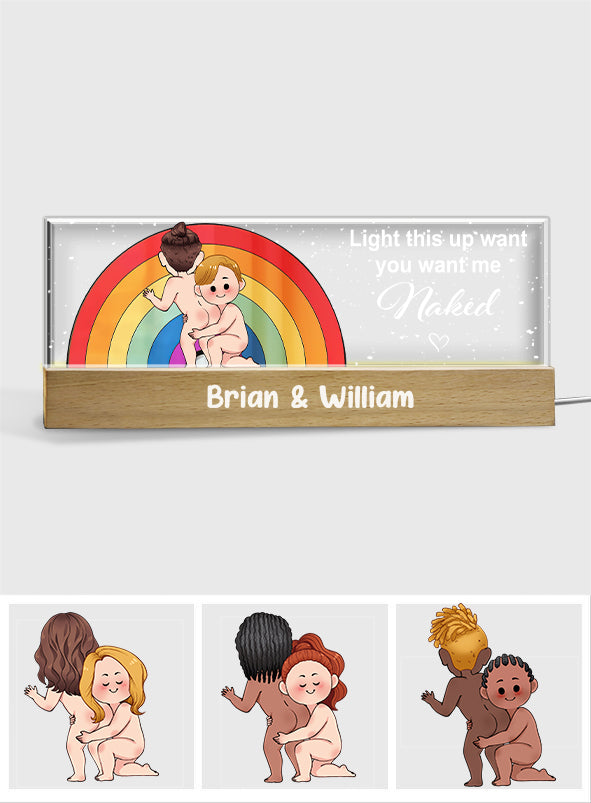 Illuminez votre intérieur - Veilleuse LED personnalisée pour le soutien LGBT
