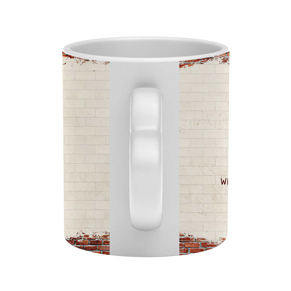 Je t'aime - Mug personnalisé pour couple avec anse en forme de cœur