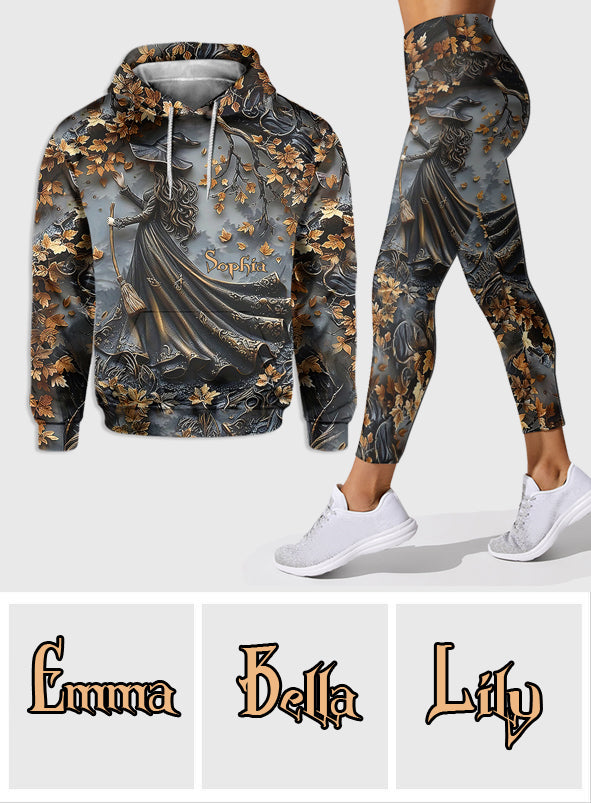 Belle Sorcière - Sweat à capuche et leggings personnalisés de sorcière