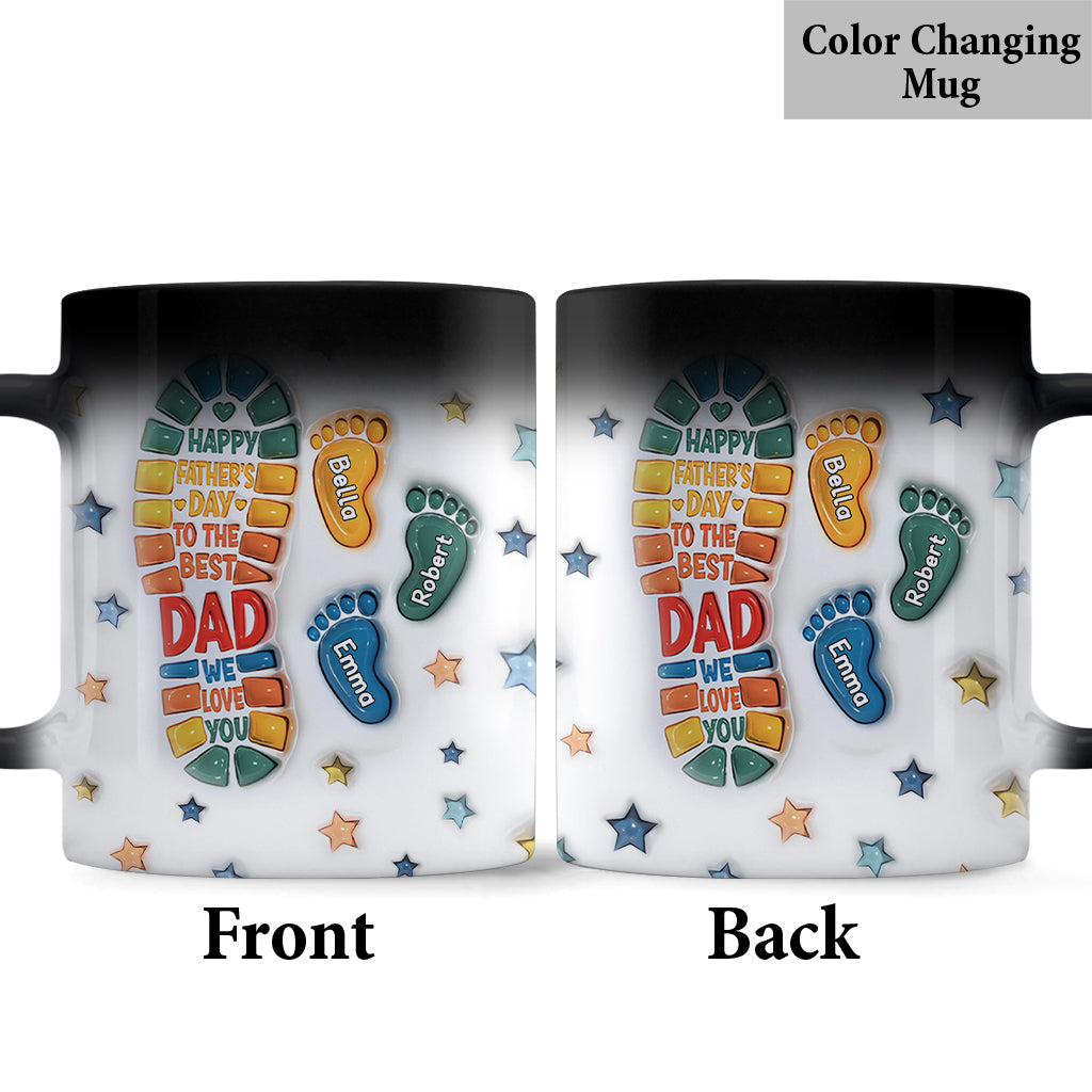 Bonne fête des pères au meilleur papa ! - Mug personnalisé pour papa