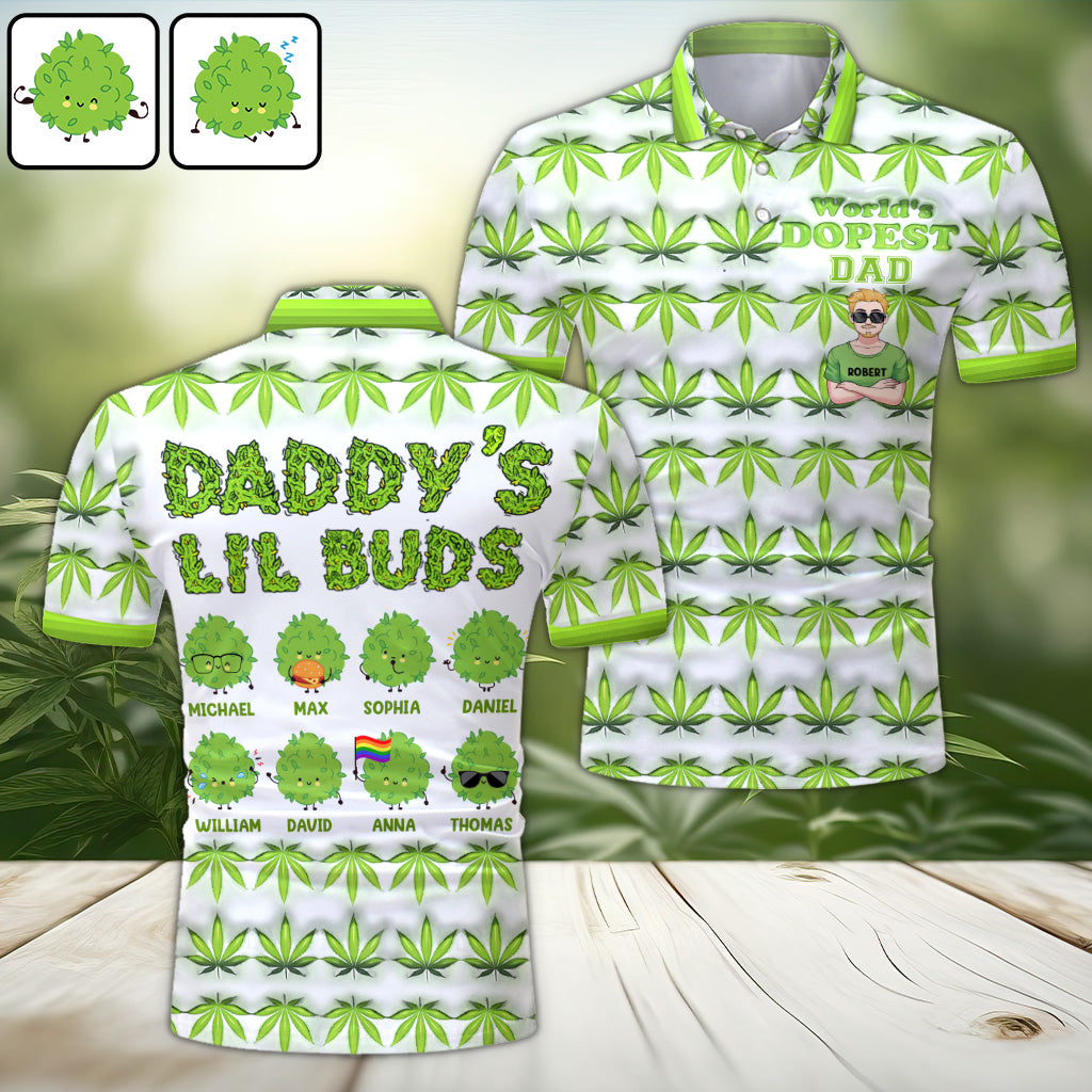 Dopest Dad Ever - Personalized Father Polo Shirt