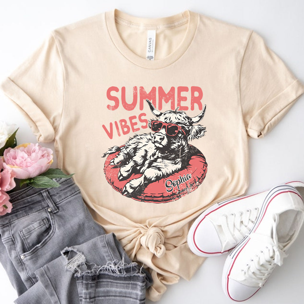 Summer Vibes - Personalized T-shirt And Hoodie