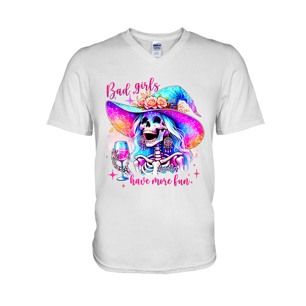 Bad Girls Have More Fun - Personalized Witch T-shirt And Hoodie