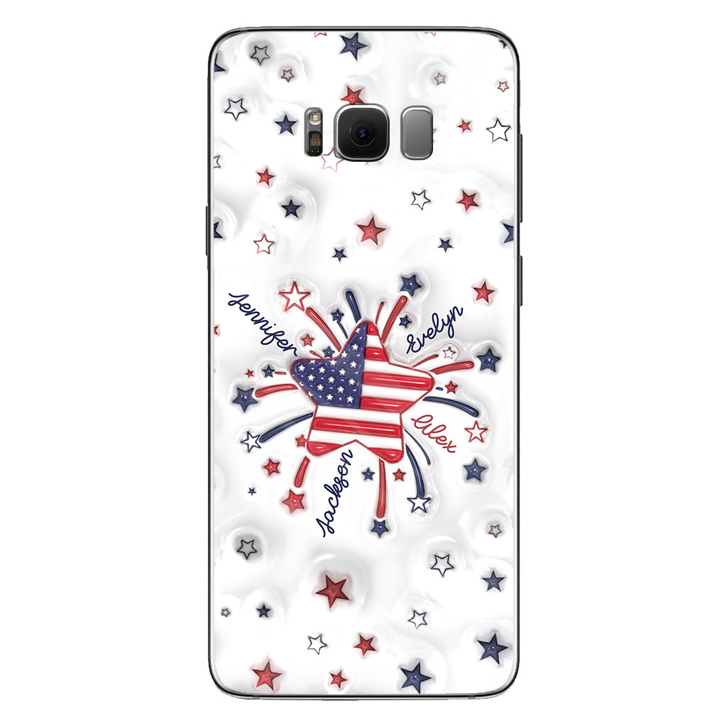 Coque de téléphone personnalisée « Petite étoile de grand-mère » pour le 4 juillet
