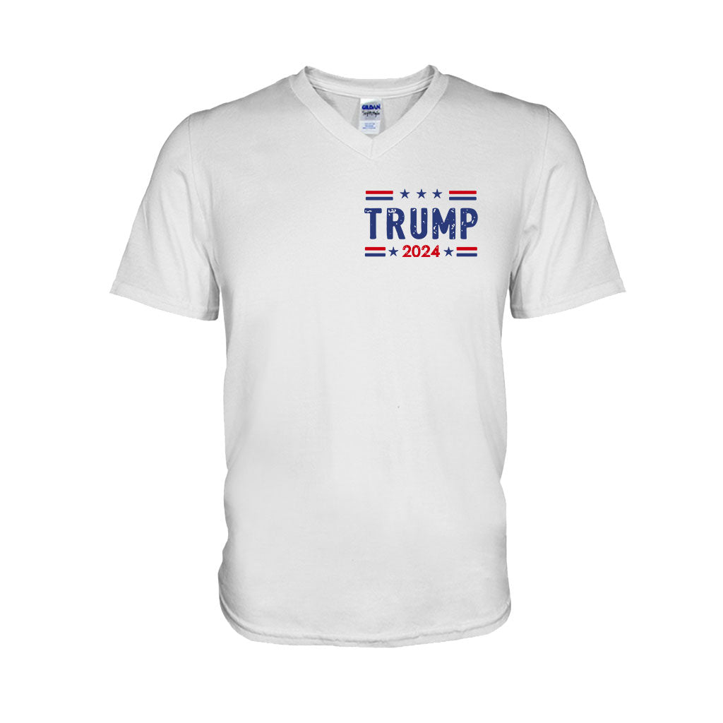 T-shirt pare-balles, T-shirt « Jamais de reddition », T-shirt « Luttons pour l'Amérique », T-shirt de rallye rétro, T-shirt « Combattons, combattons, combattons »