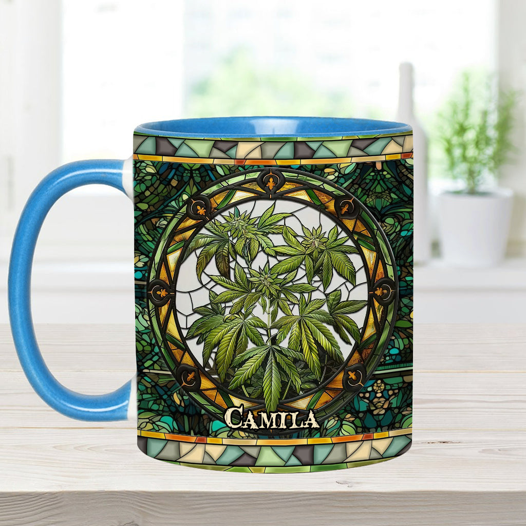 Mug personnalisé « C'est 420 quelque part » avec une touche cannabis