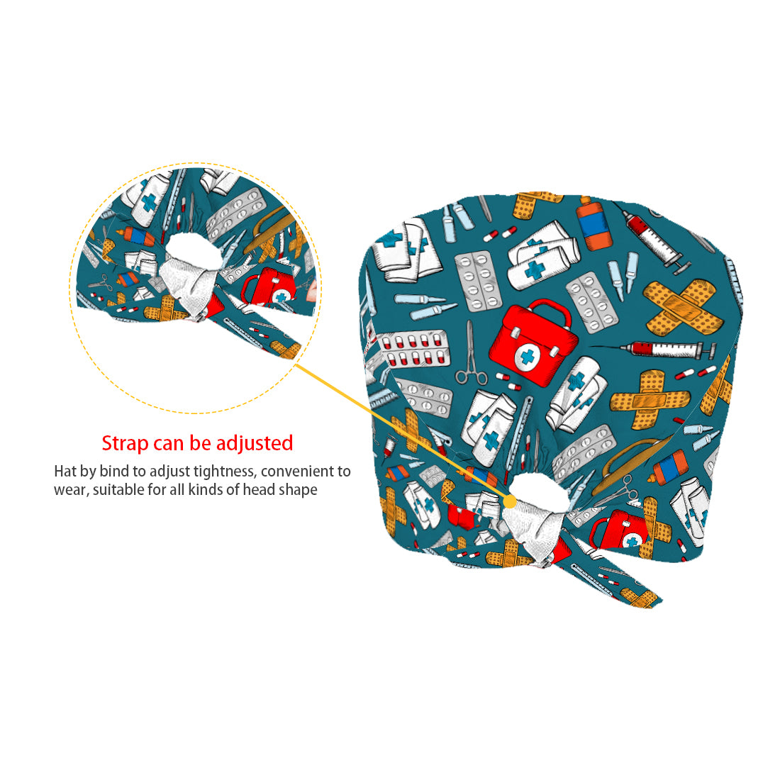 Ne soyez pas désagréable - Bonnet de bloc opératoire personnalisé pour infirmière