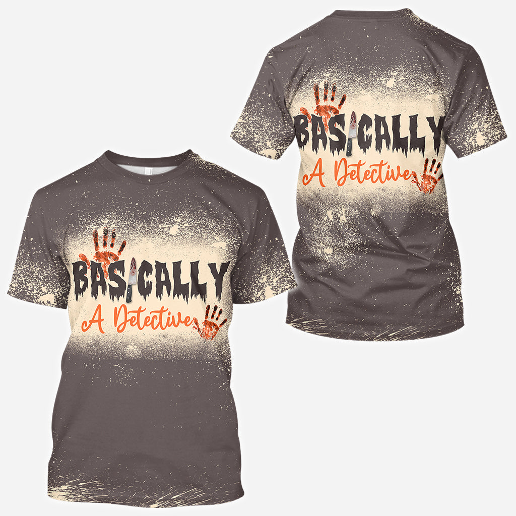 T-shirt personnalisé intégral « En gros, un détective »
