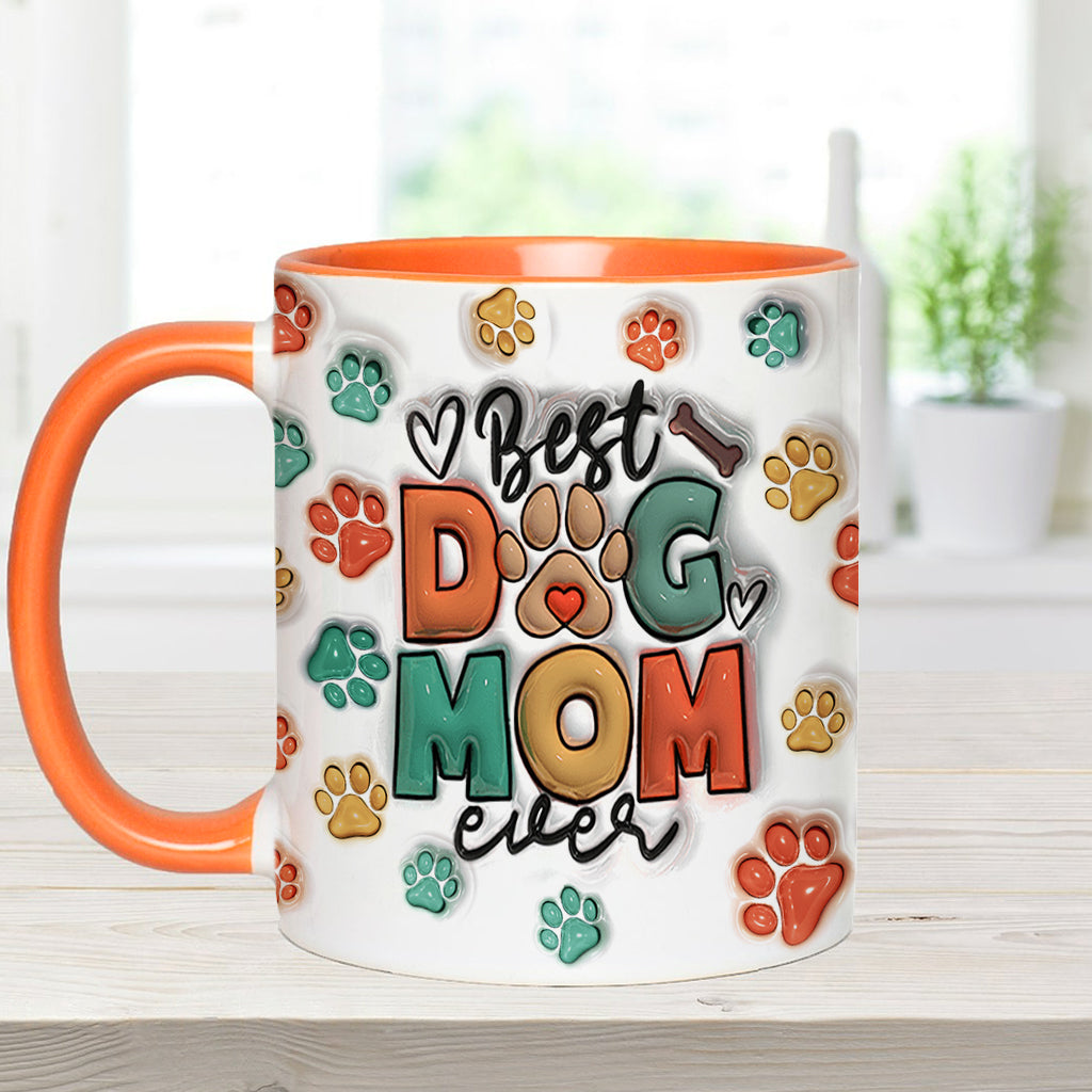 Meilleure maman de chien au monde - Mug personnalisé avec motif chien