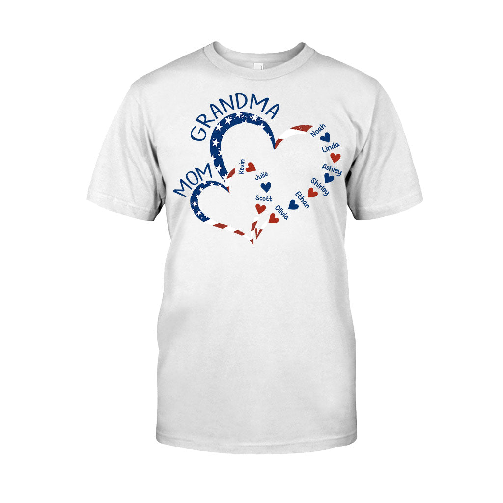 D'abord maman, maintenant grand-mère - T-shirt et sweat à capuche personnalisés pour grand-mère