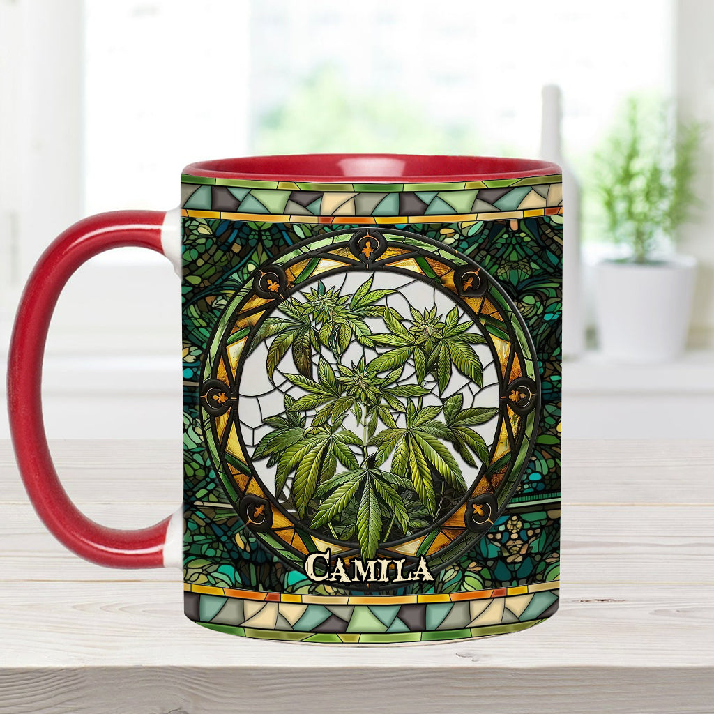Mug personnalisé « C'est 420 quelque part » avec une touche cannabis